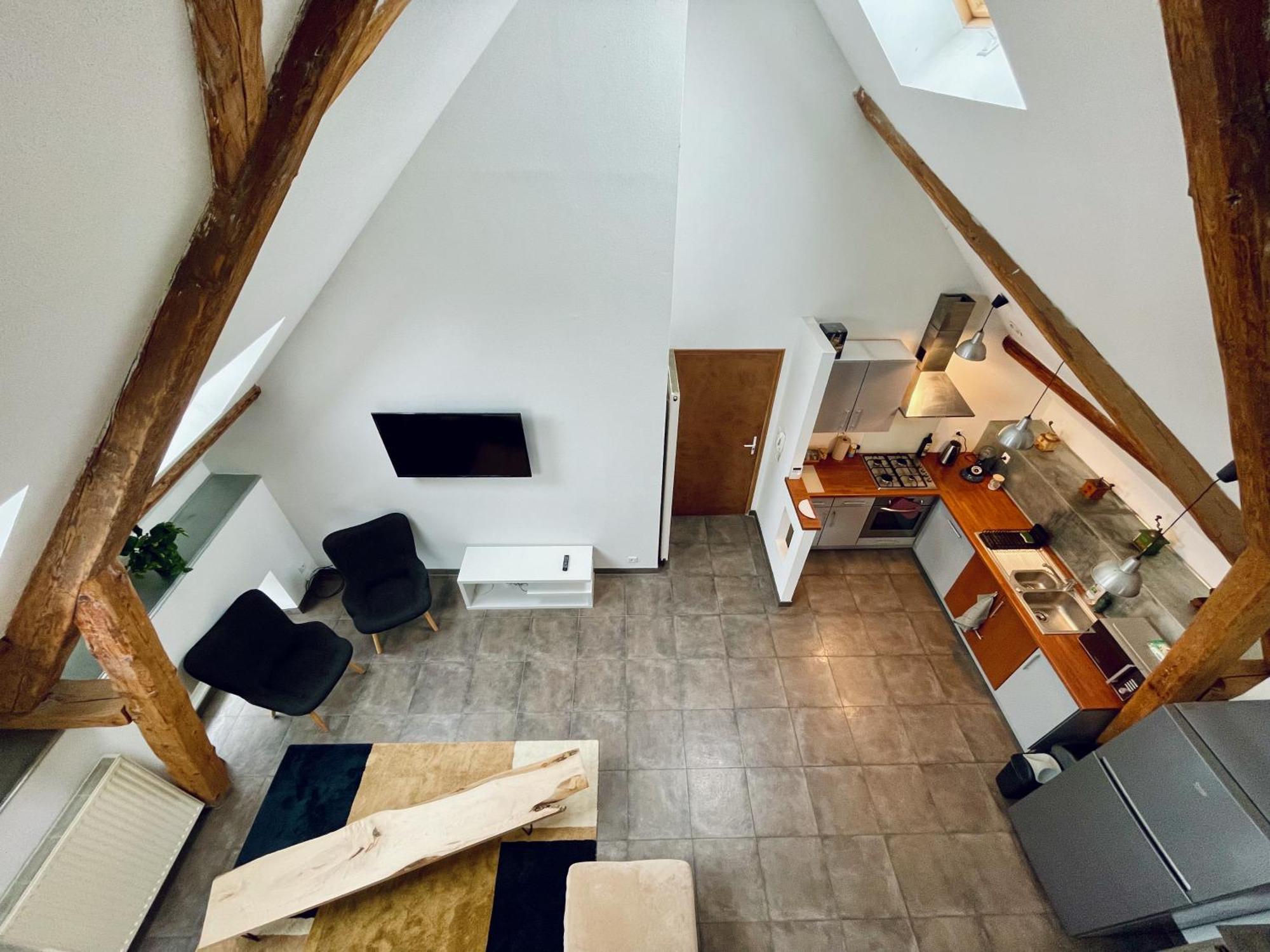 Duplex + Parking Gratuit Facile Appartement Sainte-Suzanne  Buitenkant foto